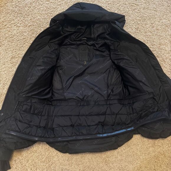 Goldbergh Lou Ski Jacket Black Waterproof Belted Down NWT US 8 (Runs Small) - Picture 12 of 13